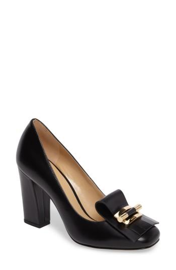 Women's Michael Michael Kors Gloria Kiltie Pump M - Black