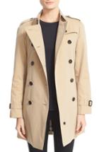 Women's Burberry Westminster Double Breasted Trench Coat Us / 38 It - Beige