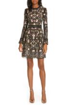 Women's Needle & Thread Marella Embroidered Minidress - Black