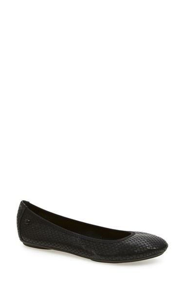 Women's Hush Puppies 'chaste' Ballet Flat W - Black