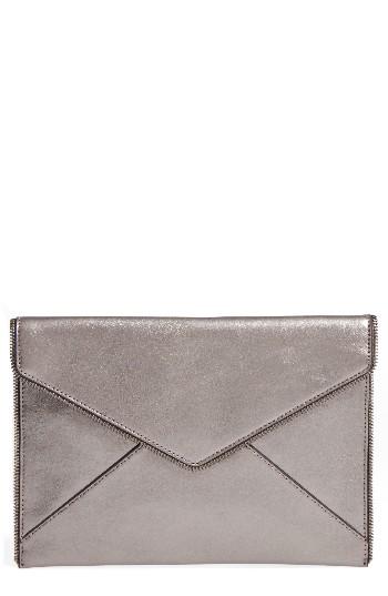 Rebecca Minkoff Leo Envelope Clutch - Metallic