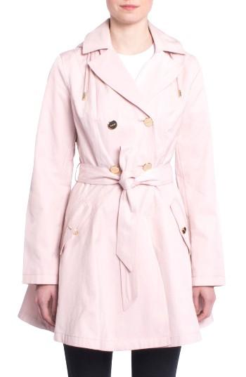 Women's Laundry By Shelli Segal Fit & Flare Trench Coat