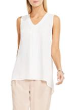 Women's Vince Camuto Lace Yoke High/low Hem Blouse