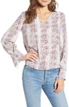 Women's Joie Dowa Faux Wrap Silk Blouse - Black