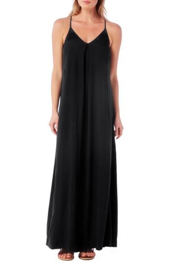 Women's Michael Stars Maxi Slipdress - Black
