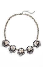 Women's Sole Society Floral Cluster Statement Necklace