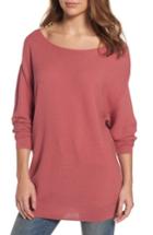 Women's Bp. Boatneck Rib Knit Pullover, Size - Pink