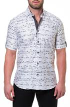 Men's Maceoo Fresh Wire Slim Fit Sport Shirt (s) - White