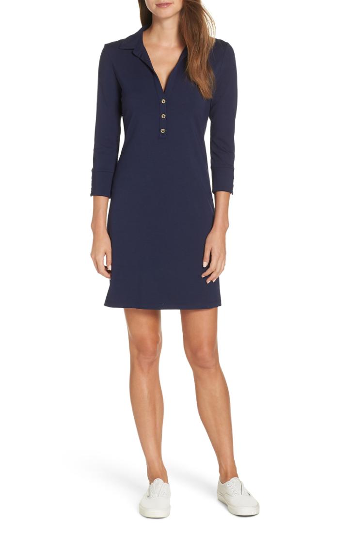 Women's Lilly Pulitzer Ansley Upf 50+ Polo Shift Dress