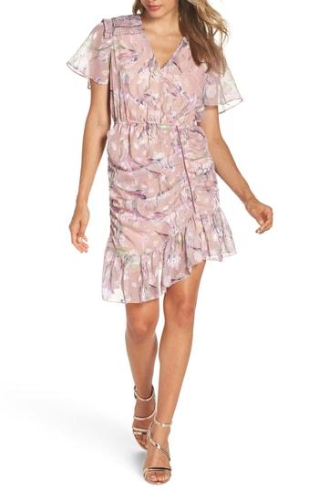 Women's Foxiedox Lilac Ruched Dress - Purple