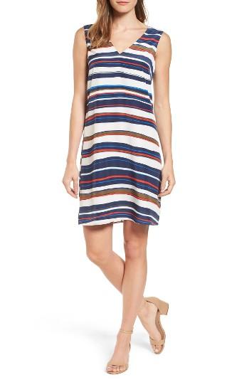 Women's Halogen V-neck Shift Dress - Ivory