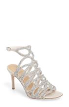 Women's Imagine By Vince Camuto Plash Glitter Cage Sandal .5 M - Metallic
