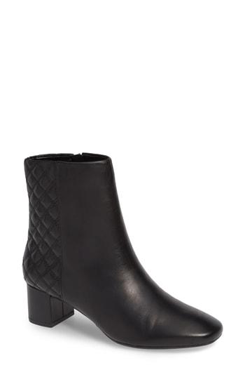 Women's Clarks Tealia Luck Water Resistant Bootie .5 M - Black