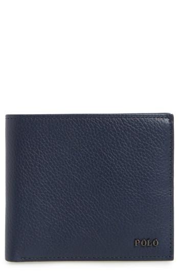 Men's Polo Ralph Lauren Leather Wallet - Blue
