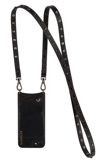 Bandolier Jules Leather Iphone 6/7 & 6/7 Crossbody Case - Black