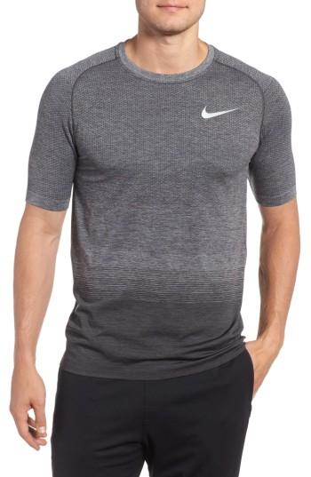 Men's Nike Dri-fit Running T-shirt - Grey