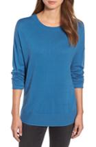 Women's Caslon V-back Sweater - Blue