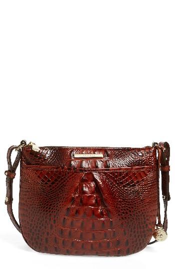 Brahmin Melbourne Tara Leather Crossbody Bag - Brown