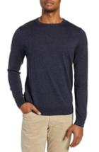 Men's Nordstrom Men's Shop Regular Fit Crewneck Sweater, Size - Blue
