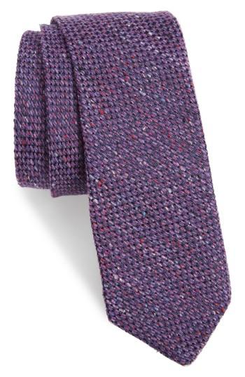 Men's Bonobos Solid Wool & Silk Blend Tie