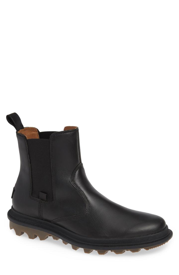 Men's Sorel Ace Waterproof Chelsea Boot .5 M - Black