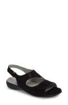 Women's David Tate Lilly Slingback Sandal M - Black