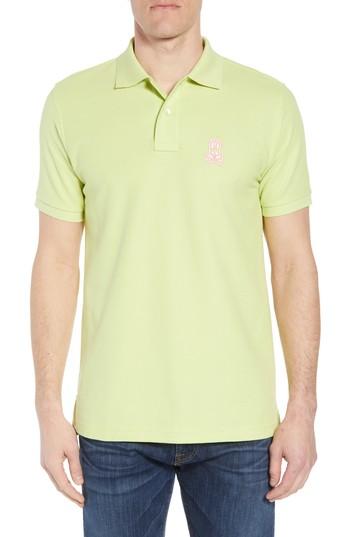 Men's Psycho Bunny Bunny Polo, Size 4(s) - Green
