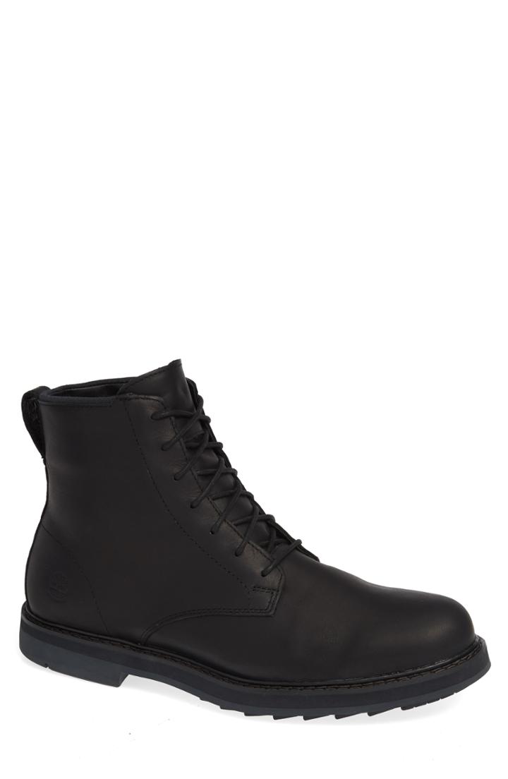 Men's Timberland Squall Canyon Waterproof Plain Toe Boot .5 M - Black