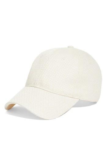 Women's Treasure & Bond Straw Baseball Cap -
