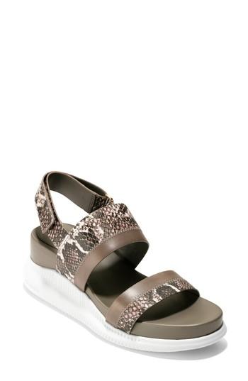 Women's Cole Haan 2.zerogrand Sandal .5 B - Beige