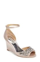 Women's Badgley Mischka Barbara Wedge Sandal M - Pink
