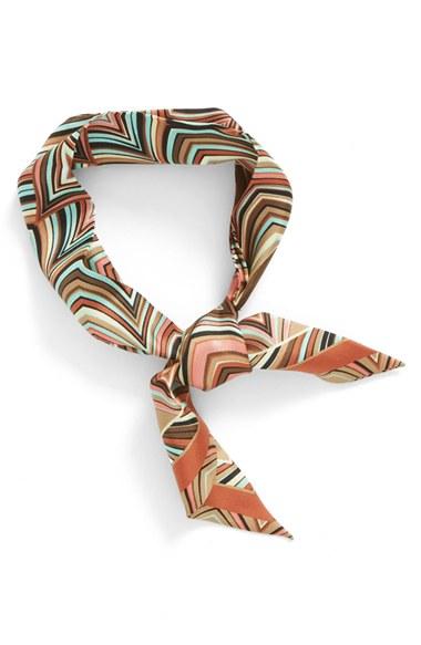 Women's Missoni Print Silk Skinny Scarf