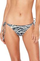 Women's L Space Run Wild Lily Reversible Bikini Bottoms - Blue