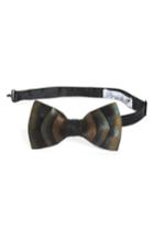 Men's Brackish & Bell Original Feather Bow Tie, Size - Brown