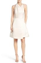 Women's Halston Heritage Halter Fit & Flare Dress - Pink