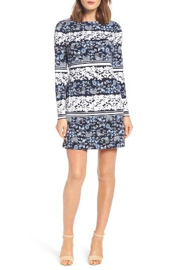Women's Eliza J Moss Crepe Shift Dress