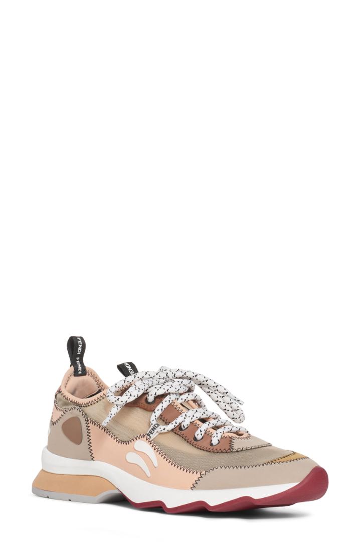 Women's Fendi Ffreedom Patchwork Sneaker .5us / 36eu - Grey