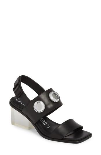 Women's Calvin Klein Kadyn Slingback Sandal M - Black