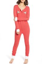 Women's Wildfox Holiday Fox Jumpsuit - Red