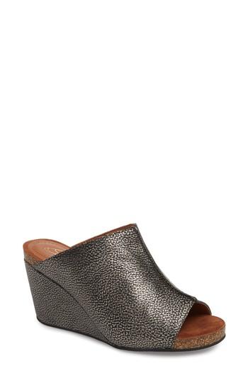 Women's Sudini 'bailey' Suede Wedge M - Metallic