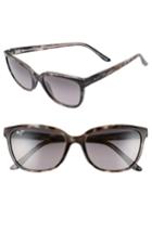 Women's Maui Jim Honi 54mm Polarized Cat Eye Sunglasses - Grey Tortoise Stripe