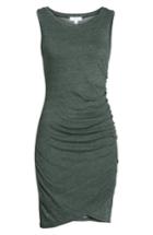 Women's Leith Ruched Body-con Tank Dress, Size - Green