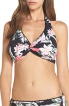 Women's Tommy Bahama Ginger Underwire Halter Bikini Top - Black