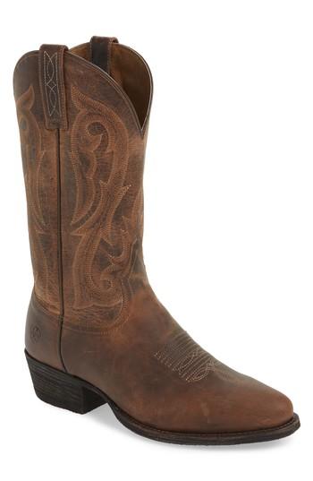 Men's Ariat Circuit Cowboy Boot, Size 8 W - Brown