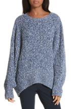 Women's Rag & Bone Athena Cashmere Pullover, Size - Blue