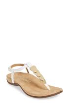 Women's Vionic Miami T-strap Sandal .5 M - White