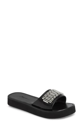 Women's 3.1 Phillip Lim Eva Flatform Slide Sandal Us / 35eu - Black
