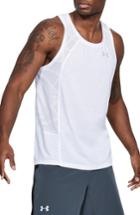 Men's Under Armour Threaborne Swyft Fit Tank, Size Small - White