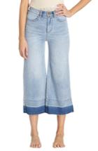 Women's Billabong Gone Tomorrow Crop Wide Leg Jeans - Blue