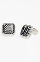 Men's David Donahue Mother Of Pearl & Onyx Cuff Links